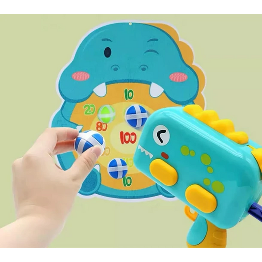 DinoBlaster™ - pistola de dinosaurio lanza pelotas pegajosas