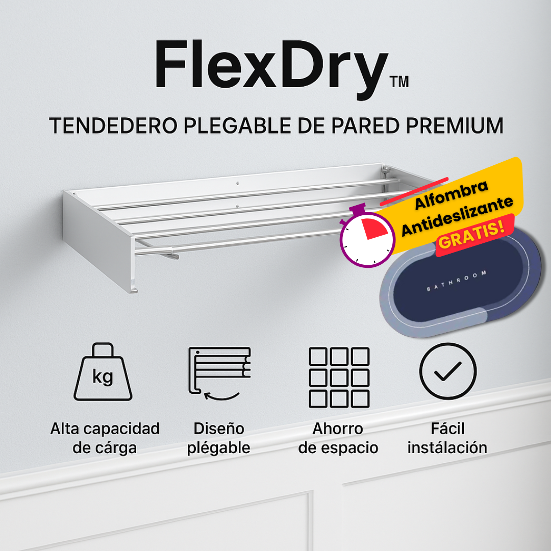 FlexDry™ - Tendedero discreto premium
